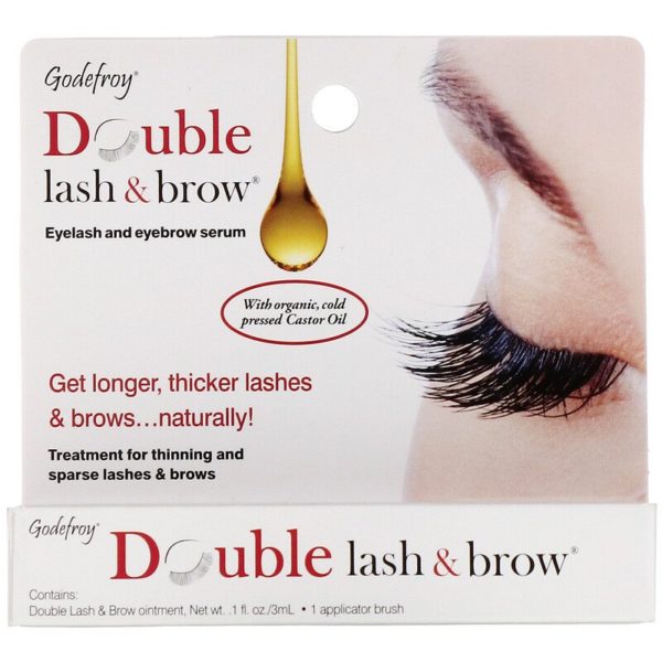 Double Lash & Brow، مصل للحواجب والرموش، 0.1 أونصة سائلة (3 مل) Godefroy من متجر روزا في فلسطين