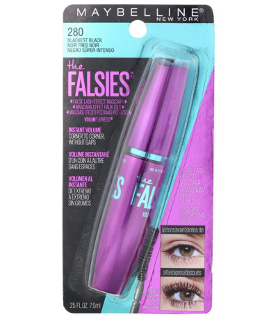 فوليم إكسبريس، ماسكارا Falsies، أسود ضمن مجموعة اللون الأسود، زنة 0.25 أوز سائلة (7.5 مل) Maybelline من متجر روزا في فلسطين