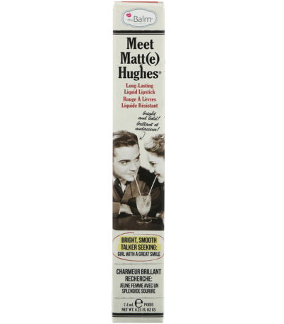 أحمر شفاه سائل Meet Matt(e) Hughes، يدوم طويلاً، بلون Honest، حجم 0.25 أونصة سائلة (7.4 مل) theBalm Cosmetics من متجر روزا في فلسطين