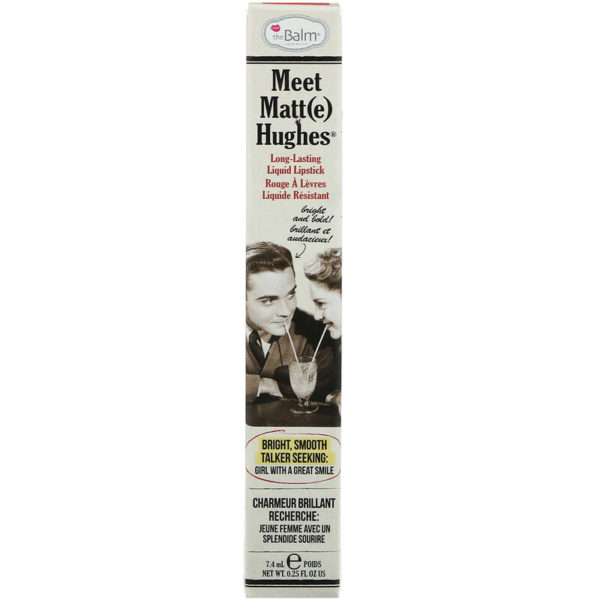أحمر شفاه سائل Meet Matt(e) Hughes، يدوم طويلاً، بلون Honest، حجم 0.25 أونصة سائلة (7.4 مل) theBalm Cosmetics من متجر روزا في فلسطين