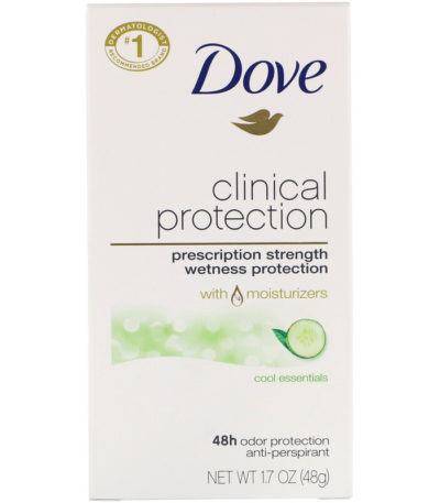 الوقاية السريرية، مزيل عرق مضاد للتعرق،Cool Essentials‏، 1.7 أونصة (48 جم) Dove من متجر روزا في فلسطين