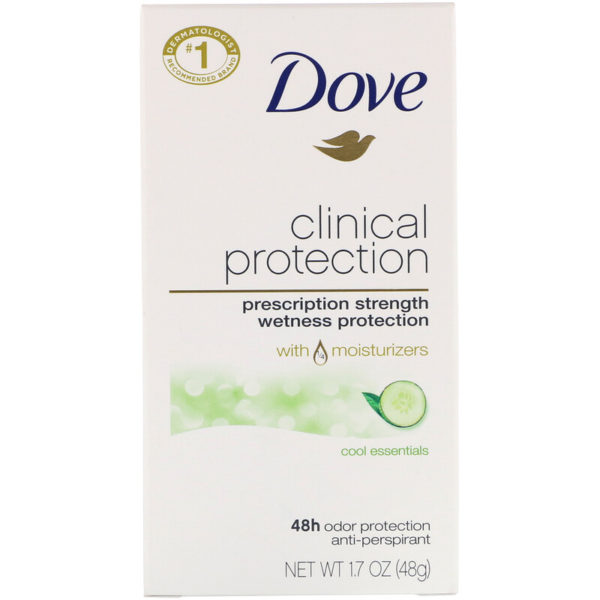 الوقاية السريرية، مزيل عرق مضاد للتعرق،Cool Essentials‏، 1.7 أونصة (48 جم) Dove من متجر روزا في فلسطين