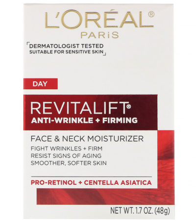 Revitalift مضاد للتجاعيد + يشد البشرة، مرطب الوجه والرقبة، 1.7 أوقية (48 جرام) L'Oreal من متجر روزا في فلسطين