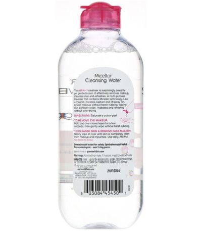 SkinActive، منظف مائي ، لجميع أنواع البشرة، 13.5 أوز سائل (400 مل) Garnier من متجر روزا في فلسطين