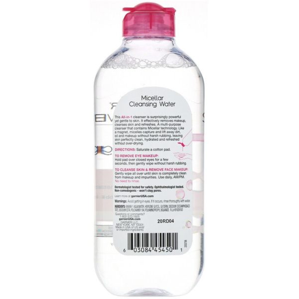 SkinActive، منظف مائي ، لجميع أنواع البشرة، 13.5 أوز سائل (400 مل) Garnier من متجر روزا في فلسطين