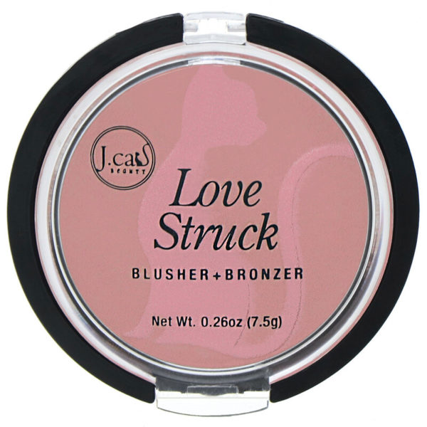 Love Struck، مورد خدود + فرشاة برونز، LGP101 Sweet Pea Pink زنة أوز (7.5 جم) J.Cat Beauty من متجر روزا في فلسطين