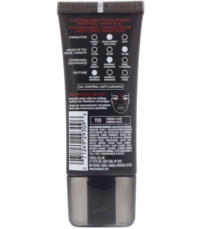 كريم أساس Infallible Pro-Matte، 110 كافيه كريمي 1 أونصة سائلة (30 مل) L'Oreal من متجر روزا في فلسطين