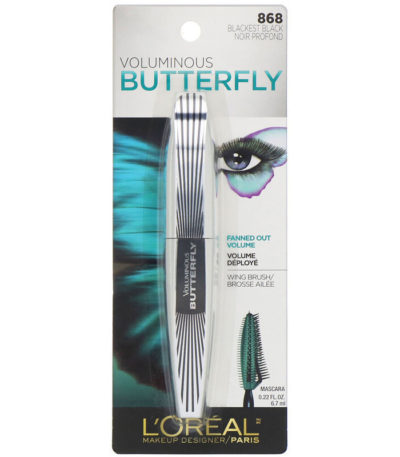 ماسكارا Voluminous Butterflyبلون شديد السواد 868، بحجم 0.22 أونصة سائلة (6.7 مل) L'Oreal من متجر روزا في فلسطين