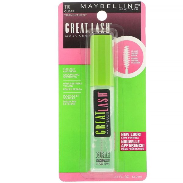 Great Lash، ماسكارا ، كلير 110 ، 0.44 أوقية سائلة (13 مل) Maybelline من متجر روزا في فلسطين