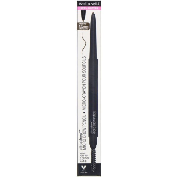 قلم تحديد الحواجب الصغير Ultimate Brow،  بني داكن 649A ، 0.002 أونصة (0.06 جم) Wet n Wild من متجر روزا في فلسطين