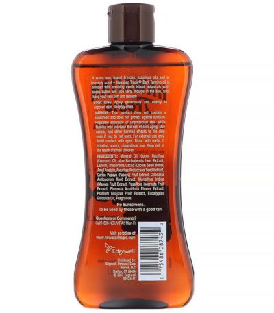 زيت التسمير الغامق، الأصلي، 8 أونصة سائلة (236 مل) Hawaiian Tropic من متجر روزا في فلسطين