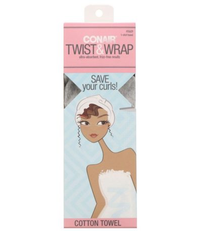 منشفة قطنية Twist & Wrap، عدد منشفة واحدة Conair من متجر روزا في فلسطين