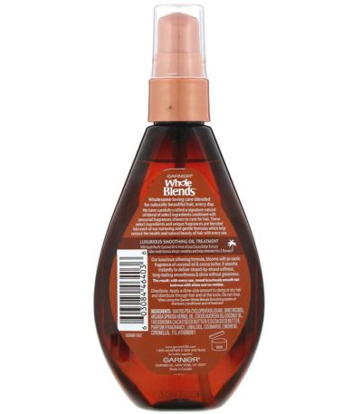 Whole Blends، زيت تنعيم غني بزيت جوز الهند وزبدة الكاكاو، الوزن 3.4 أونصة سائلة (100 مل) Garnier من متجر روزا في فلسطين