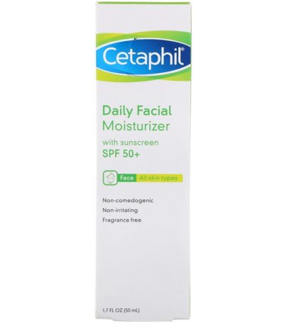 مرطب Daily Facial، بلون SPF 50+، 1.7 أونصة سائلة (50 مل) سيتافيل من متجر روزا في فلسطين