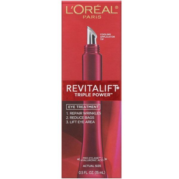 كريم Revitalift ثلاثي القوة، علاج للعين، يزن مقدار 0.5 أونصة سائلة ما يعادل (15 مل) L'Oreal من متجر روزا في فلسطين
