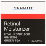 ⁦Yeouth, مرطب ريتينول،حمض الهيالورونيك والجينسنغ والشاي الأخضر، 1 أونصة سائلة (30 مل)⁩ - الصورة ⁦3⁩