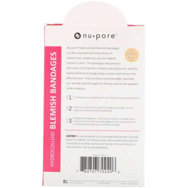 Hydrocolloid Blemish Bandages for Raised