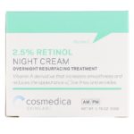 كريم ليلي 2.5% ريتينول، علاج لبشرة خالية من البثور أثناء الليل، 1.76 أوقية (50 جم Cosmedica Skincare من متجر روزا في فلسطين