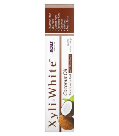 Solutions ،XyliWhite، جل معجون أسنان  6.4 أونصة (181 جم) ناو فودز من متجر روزا في فلسطين