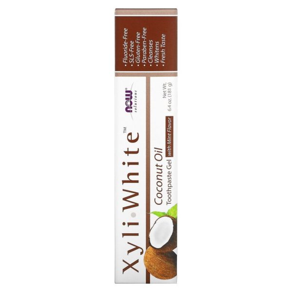 Solutions ،XyliWhite، جل معجون أسنان  6.4 أونصة (181 جم) ناو فودز من متجر روزا في فلسطين