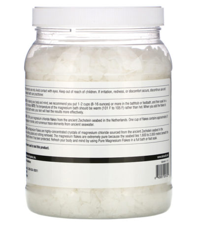 Pure Magnesium Flakes، محلول كلوريد المغنيسيوم، لايف فلو هيلث من متجر روزا في فلسطين