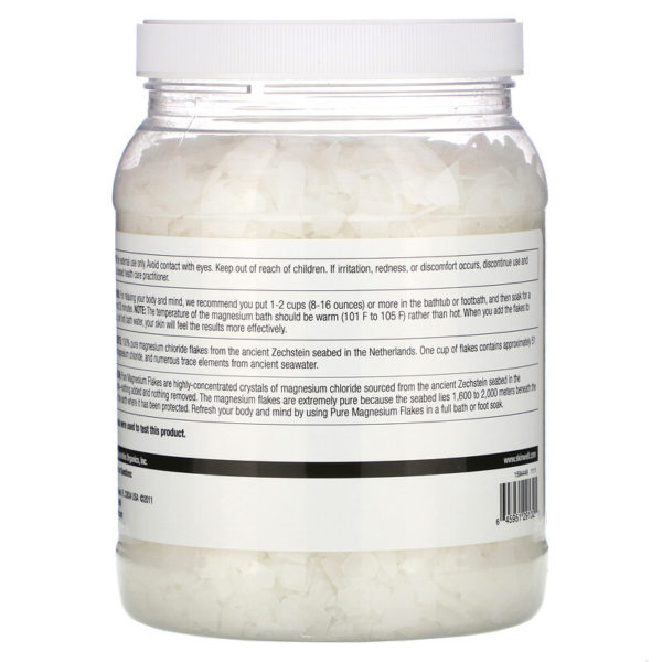 Pure Magnesium Flakes، محلول كلوريد المغنيسيوم، لايف فلو هيلث من متجر روزا في فلسطين