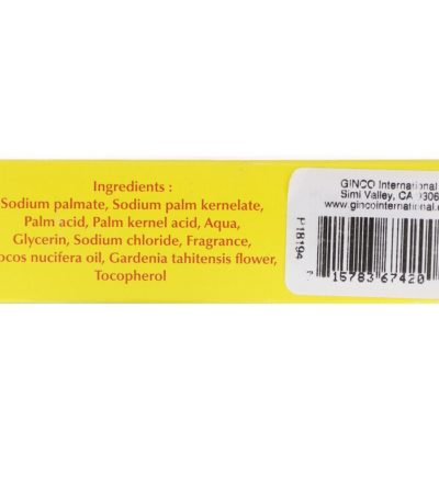 French-Milled Soap Enriched with Monoi