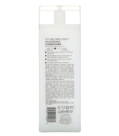 بلسم Tea Tree Triple Treat المقوي، 8.5 أونصات سائلة (250 مل) جيوفاني من متجر روزا في فلسطين