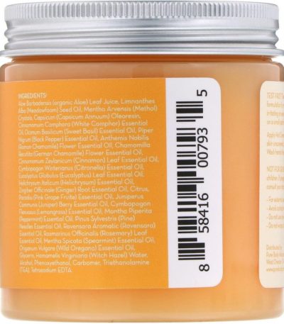 كريم دافئ بقوة فائقة، 8.8 أونصة سائلة (250 جم) Pure Body Naturals من متجر روزا في فلسطين