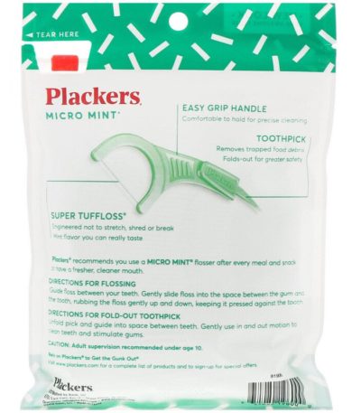 Micro Mint، خيط أسنان طبي، بالنعناع، عدد 90 Plackers من متجر روزا في فلسطين