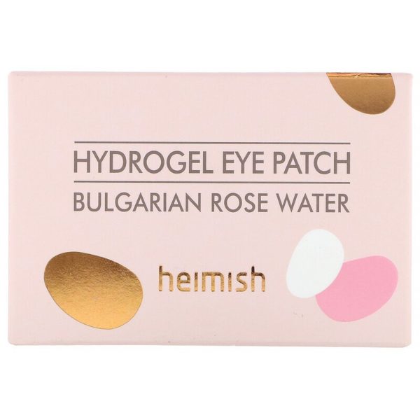 رقع العين Hydrogel، بماء الورد البلغاري، 60 رقعة Heimish من متجر روزا في فلسطين