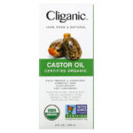 نقي وطبيعي 100%، زيت الخروع، 8 أونصة سائلة (240 مل) Cliganic من متجر روزا في فلسطين