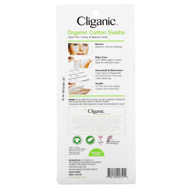 Organic Cotton Swabs