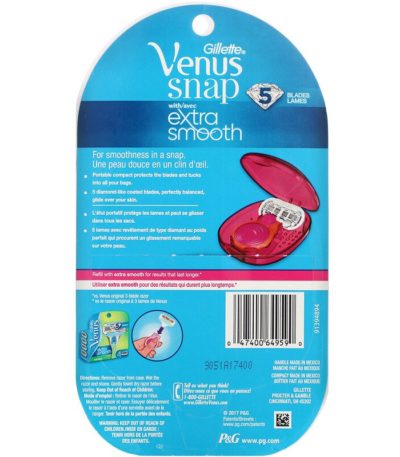 ماكينة Venus للحلاقة، لإزالة الشعر بنعومة فائقة، شفرة واحدة، رأس واحدة للحلاقة، علبة واحدة Gillette من متجر روزا في فلسطين