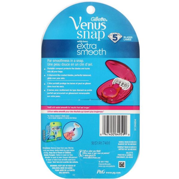 ماكينة Venus للحلاقة، لإزالة الشعر بنعومة فائقة، شفرة واحدة، رأس واحدة للحلاقة، علبة واحدة Gillette من متجر روزا في فلسطين