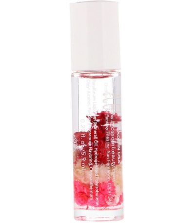 ملمع شفاة معطر بالبكرة الدوارة، بالفراولة، 0.20 أونصة سائلة (5.9 مل) Blossom من متجر روزا في فلسطين