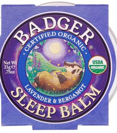 عضوي، Sleep Balm، اللافندر والبرغموت، 0.75 أونصة (21 جم) بادجر كومباني من متجر روزا في فلسطين