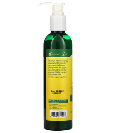 TheraNeem Naturals، جيل من أوراق أشجار النيم والألو، علاج ملطف، خالٍ من الروائح، 8 أونصات سائلات (240 مل) أورغانيكس سوذ من متجر روزا في فلسطين