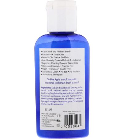 Daily Care، مسحوق للأسنان من صودا الخَبز، النعناع الأصلي، أونصتان (56 جم) إيكو-دينت من متجر روزا في فلسطين
