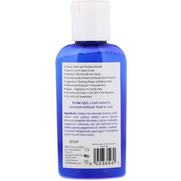Daily Care، مسحوق للأسنان من صودا الخَبز، النعناع الأصلي، أونصتان (56 جم) إيكو-دينت من متجر روزا في فلسطين