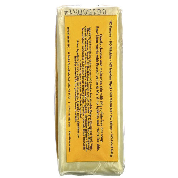 Raw Shea Butter Soap with Frankincense & Myrrh Extracts