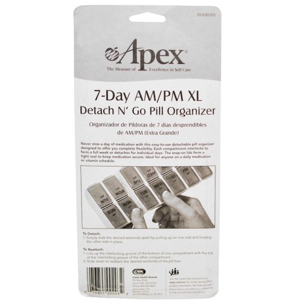 7Day AM/PM XL، به 1 منظم أقراص أبيكس من متجر روزا في فلسطين
