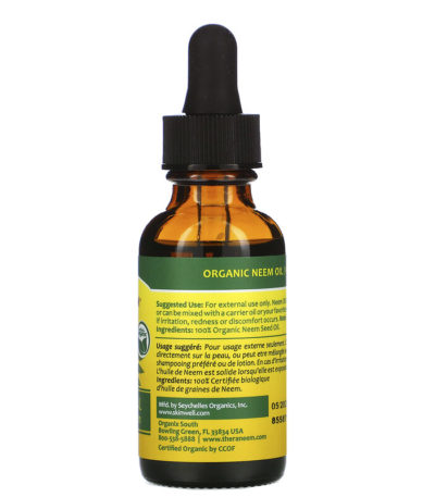 TheraNeem Naturals، زيت النيم، ، 1 أونصة سائلة (30 مل) أورغانيكس سوذ من متجر روزا في فلسطين