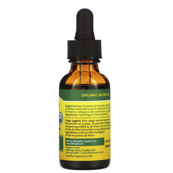 TheraNeem Naturals، زيت النيم، ، 1 أونصة سائلة (30 مل) أورغانيكس سوذ من متجر روزا في فلسطين
