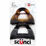 ⁦Scunci, جمال بدون مجهود، مشابك فكية بمقبض، قطعتان⁩ - الصورة ⁦3⁩