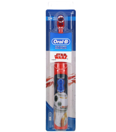 فرشاة أسنان للأطفال ببطارية، ناعمة، حرب النجوم، فرشاة أسنان واحدة Oral-B من متجر روزا في فلسطين