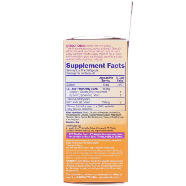 Bladder Control with Go-Less & Weight Management