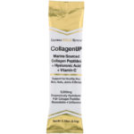 ⁦California Gold Nutrition, CollagenUp، كولاجين بحري متحلل + حمض الهيالورونيك + فيتامين جـ، خالٍ من النكهات، 10 أكياس، كل كيس 0.18 أونصة (5.15 جم)⁩ - الصورة ⁦3⁩