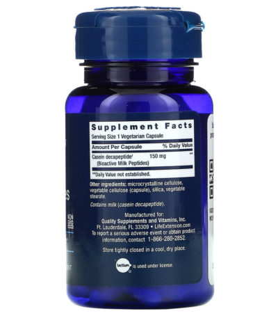 Bioactive Milk Peptides