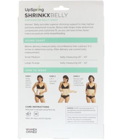 Shrinkx Belly، لف البطن بعد الولادة، مقاس L/XL، لون البشرة آبسرينغ من متجر روزا في فلسطين
